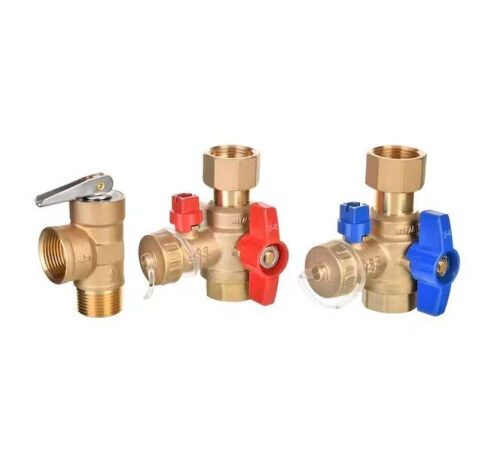 Rheem Brass Service Valves for Tankless Water Heaters - Lot 371