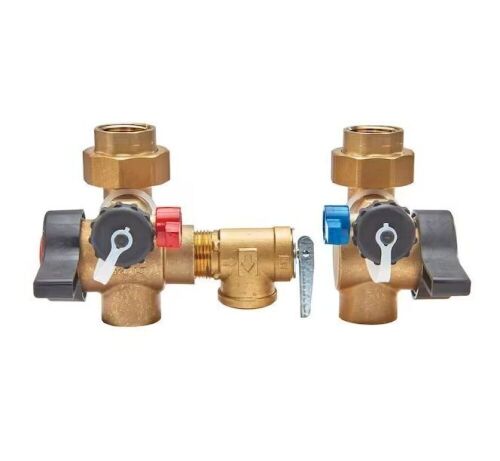 Watts 3/4 in. Lead Free Copper Silicon Alloy Body Tankless Water Heater Valve Set with VersaFit Technology - Lot 372
