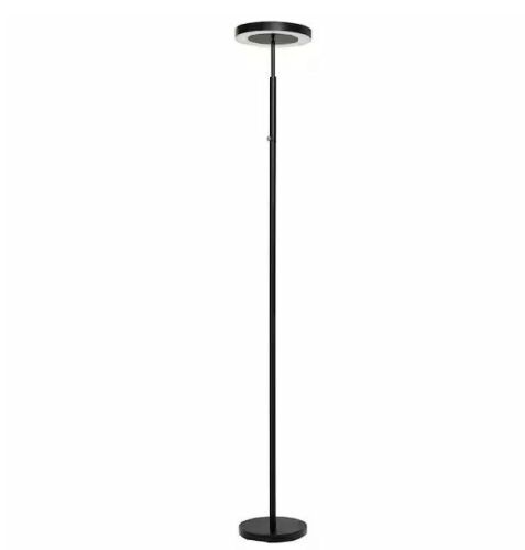 Hampton Bay 71.65 in. Black LED Floor Lamp - Lot 494