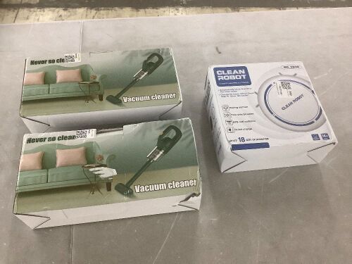 Lot of (3) Small Vacuums  - Lot 562