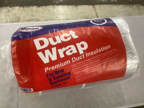 Master Flow 60 sq. ft. R-6 Insulated Duct Wrap - Lot 579