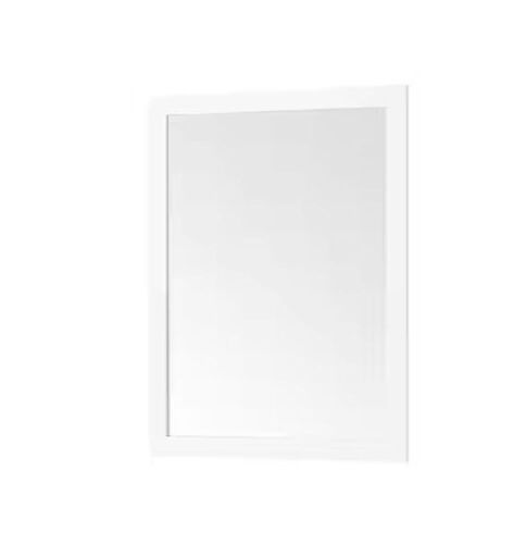 Home Decorators Collection Mayfield 28 in. W x 36 in. H Rectangular Framed Wall Mirror in White - Lot 784