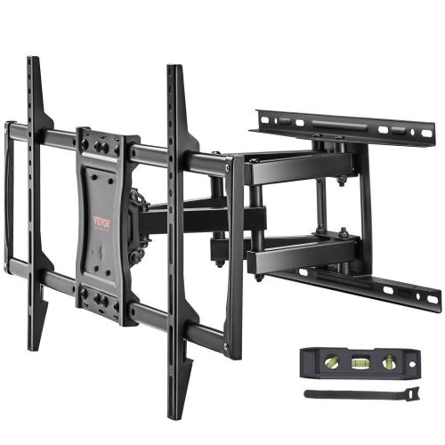 VEVOR Full Motion TV Mount Fits Most 37-75 inch TVs, Max VESA 600x400mm, Holds up to 132 lbs - Lot 879