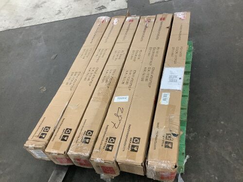 Lot of (6) 10' Solar LED Patio Umbrellas - Uninspected - Lot 723