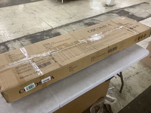6 Panel Screen Room Divider, Beige - Lot 324