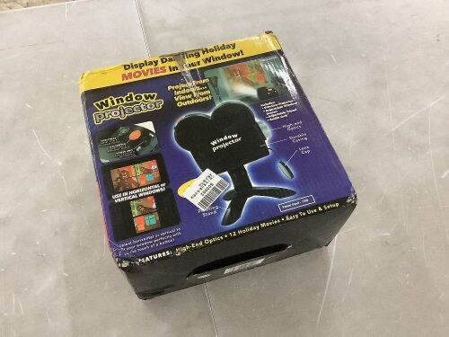Holiday Movie Window Projector  - Lot 420