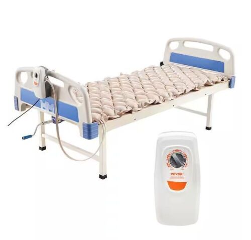 VEVOR 3 in. Alternating Air Pressure 5-Level Air Mattress 350 lbs. Load with Ultra Quiet Pump for Sores  - Lot 151