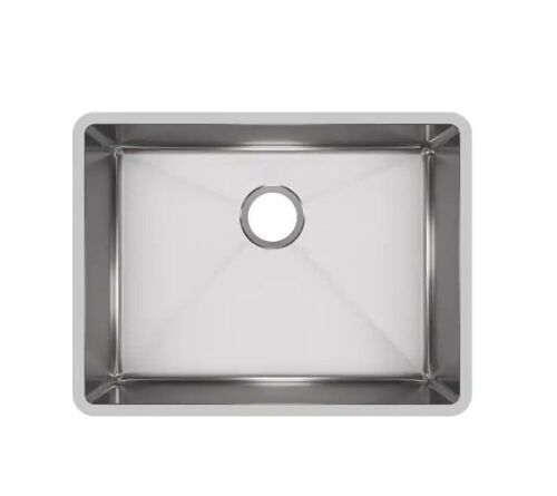 Elkay Crosstown 24 in. Undermount Single Bowl 18-Gauge Stainless Steel Kitchen Sink  - Lot 437