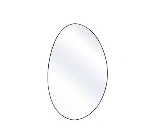XRAMFY 20 in. W x 32 in. H Irregular Frameless MDF Modern Wall Mirror - Lot 722