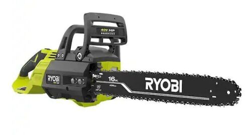 RYOBI 40V HP Brushless 16 in. Battery Chainsaw, Tool Only - Lot 757