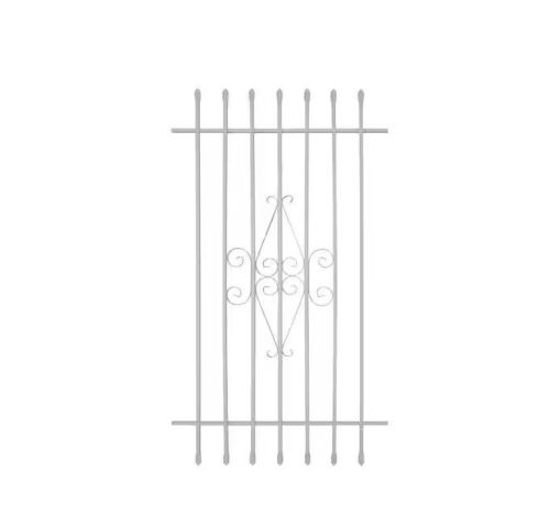 Grisham 30 in. x 54 in. White Spear Point Window Bar - Lot 137