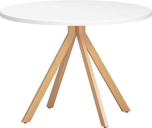 39.37’’ Modern Circle Kitchen Table with Marble Pattern Top - Lot 119