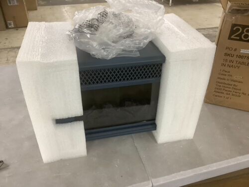 StyleWell Bluffs 400 sq. ft. Electric Stove in Navy - Lot 845