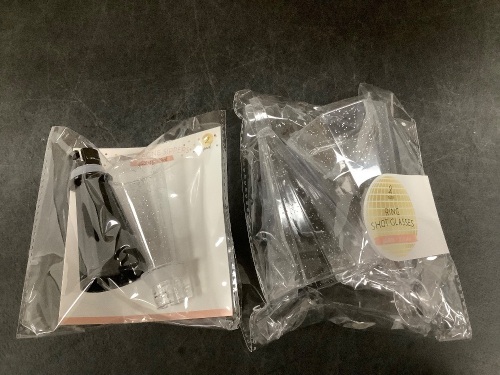 Box of Champagne Sipper Attachments and Ring Shot Glasses - Lot 5990