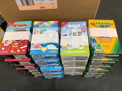Box of Childrens Bandaids 72pc - Lot 6020