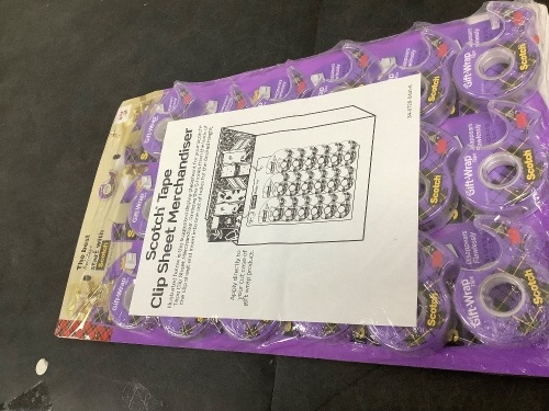 Pack of Gift-Wrap Scotch Tape - Lot 6091
