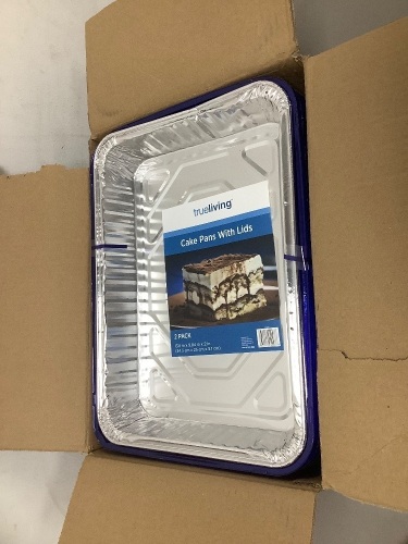 TrueLiving Cake Pans with Lids, 18 Pack - Lot 6198