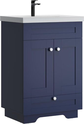 JPND 24" Bathroom Vanity with Sink Top Combo, Soft Close Drawer and 2 Doors - Lot 64