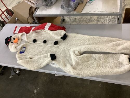 Funziez! Adult Snowman Onesie, Small  - Lot 161