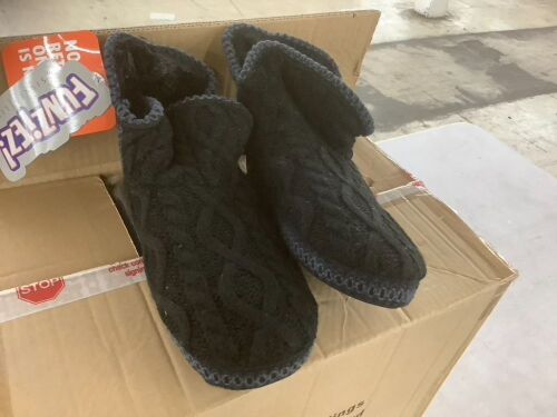 Case of (10) Women's Bootie Slippers, Medium 7-8 - Lot 196