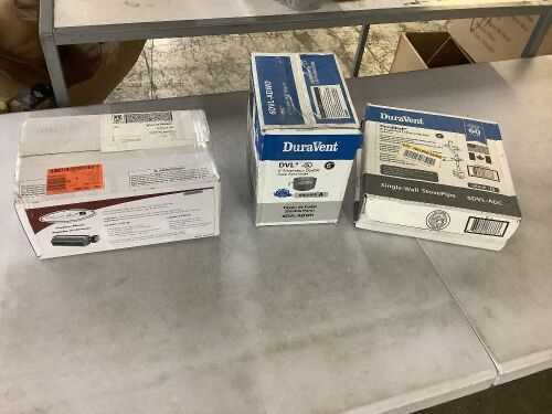 Fireplace Blower, 6" Adapter/Damper Section, & 6" Single-Wall Chimney Adapter - Lot 265