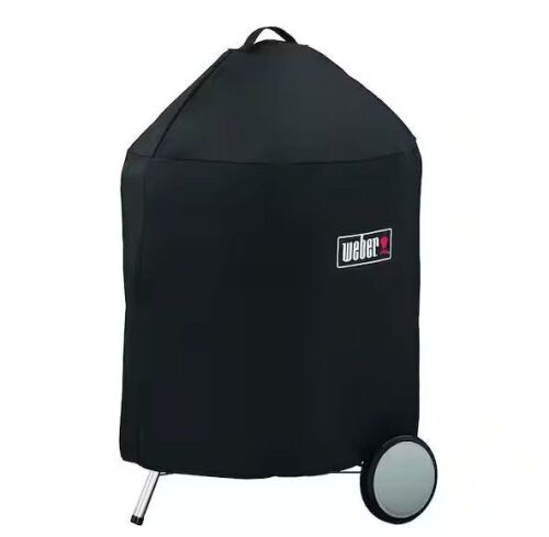 Weber Premium 22 in. Charcoal Grill Cover in Black - Lot 266