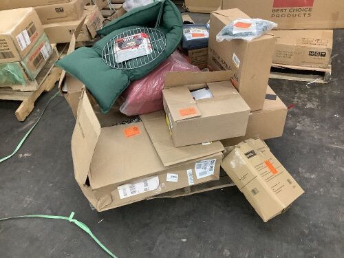 Lot of Outdoor Cushions, Grill Covers, Umbrella Stand, Grill Grate & Patio Furniture Covers  - Lot 267