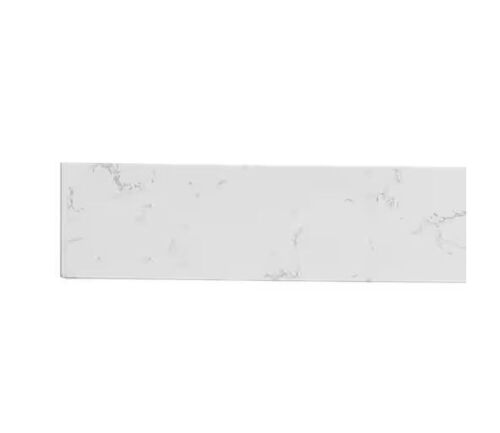 Timeless Home 30" x 4" Engineered Stone Vanity Backsplash in Calacatta White - Lot 271