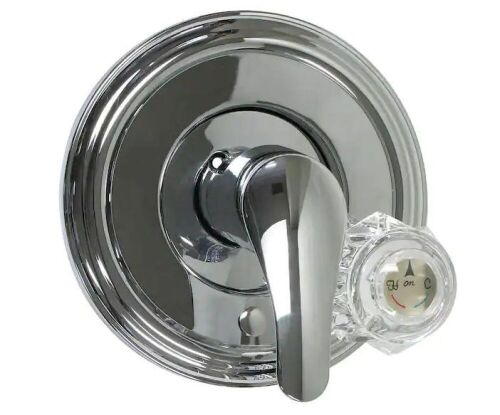 Lot of (2) Everbilt 1-Handle Shower Valve Trim Kit for Delta Shower Faucets in Chrome - Lot 275