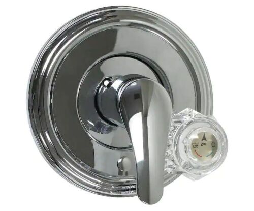 Lot of (2) Everbilt 1-Handle Shower Valve Trim Kit for Delta Shower Faucets in Chrome - Lot 371