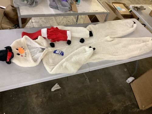 Funziez! Adult Snowman Onesie, Large - Lot 374