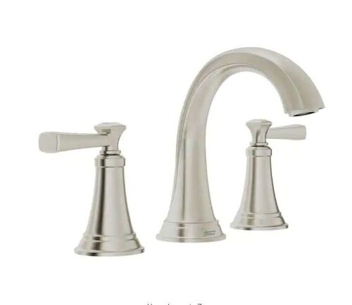 American Standard Rumson 8 in. Widespread 2-Handle Bathroom Faucet in Brushed Nickel - Lot 376