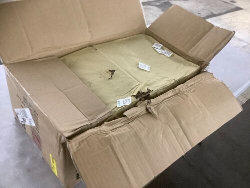 Set of 5 Collapsible Hyacinth Storage Baskets w/ Inserts - 12x12in - Lot 447