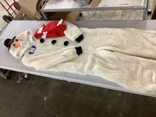 Funziez! Adult Snowman Onesie, X-Large - Lot 660