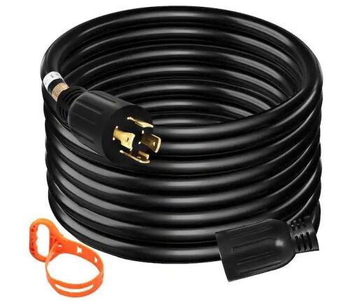VEVOR 50 ft. Generator Extension Cord 250-Volt 30 Amp with Twist Lock Connectors - Lot 768