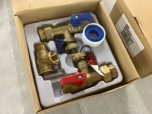 Lot of (2) Tankless Water Heater Valve Kit - Lot 773