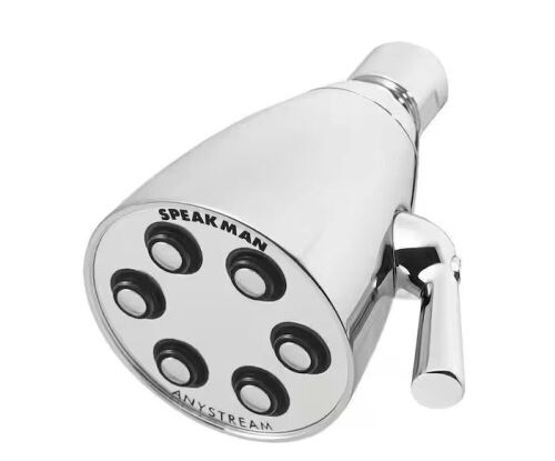 Lot of (2) Speakman 3-Spray Patterns with 2.0 GPM 2.75 in. Wall Mount Fixed Showerhead in Polished Chrome - Lot 877