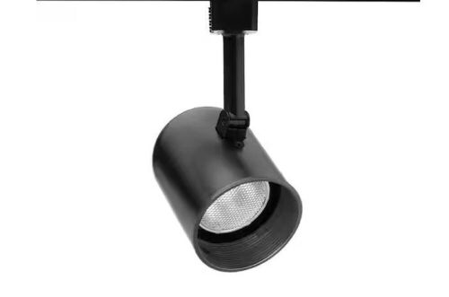 Juno Trac-Lites Black Round-Back Cylinder Light with Black Baffle - Lot 652