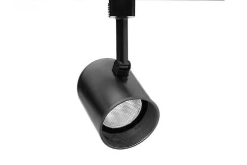 Juno Trac-Lites Black Round-Back Cylinder Light with Black Baffle - Lot 740