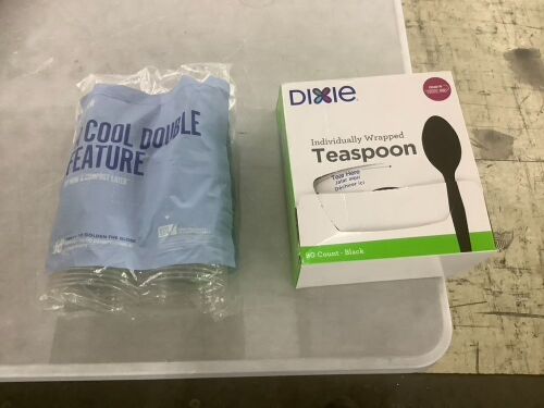 Lot of (500) Compostable Cups & (90) Individually Wrapped Teaspoons - Lot 240