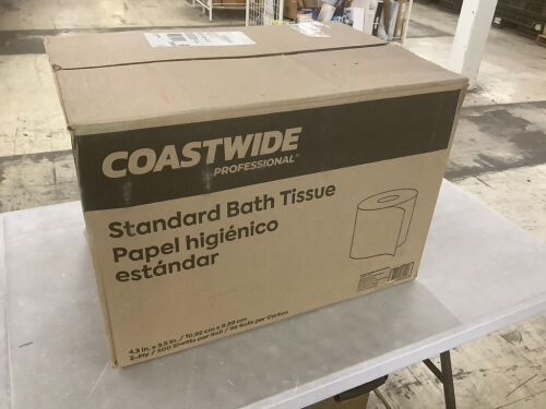 Case of Coastwide Standard Bath Tissue, 96 Rolls  - Lot 243