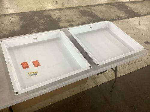 Lot of (2) Elima-Draft Commercial Air Deflector Cover For 24 in. x 24 in. Diffuser - Lot 137