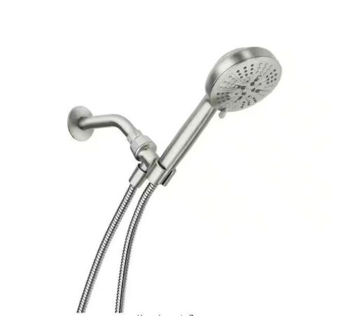 MOEN HydroEnergetix 8-Spray Wall Mount Handheld Shower Head 1.75 GPM in Chrome - Lot 220