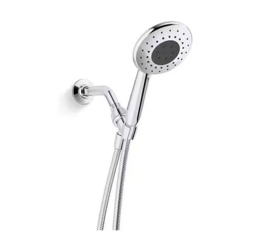 KOHLER Daisyfield 6-Spray Wall Mount Handheld Shower Head 1.8 GPM in Polished Chrome - Lot 221