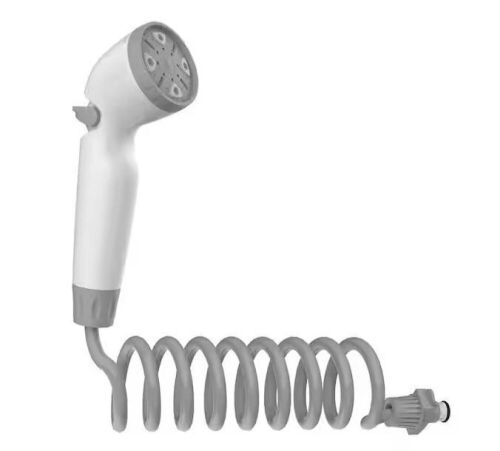 Lot of (4) RINSE ACE 3-Spray Single Freestanding Handheld Adjustable Shower Head in White - Lot 228