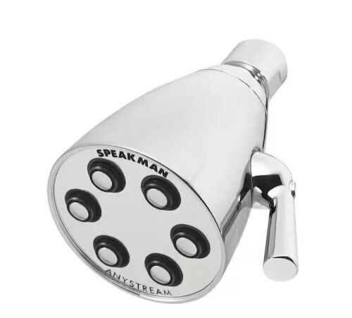 Lot of (2) Speakman 3-Spray Patterns with 2.5 GPM 2.75 in. Wall Mount Fixed Showerhead in Polished Chrome - Lot 300