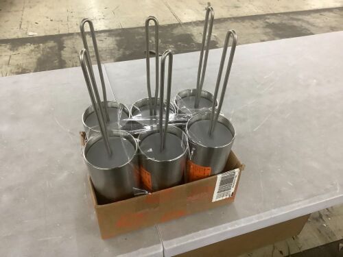 Lot of (6) iDesign Brushed Stainless Steel Austin Toilet Brush and Holder - Lot 308