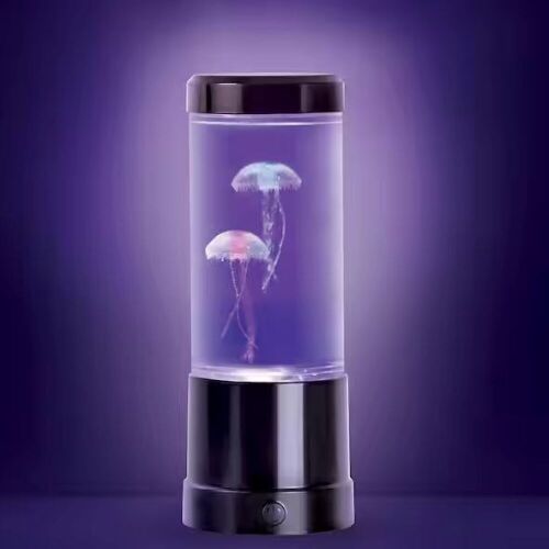 Lot of (2) 9 in. Black Indoor Jellyfish Table Lamp with RGB LED - Lot 229
