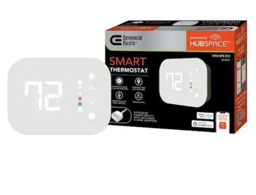 Commercial Electric Wi-Fi and Bluetooth Enabled Smart Programmable Thermostat with Schedules Powered by Hubspace - Lot 425