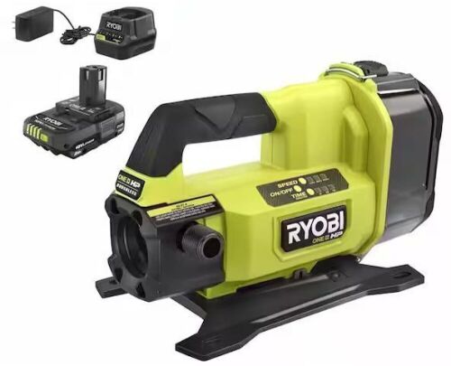 RYOBI ONE+ HP 18V 1/4 hp Cordless Battery Powered Transfer Pump with 2.0 Ah Battery and Charger - Lot 427